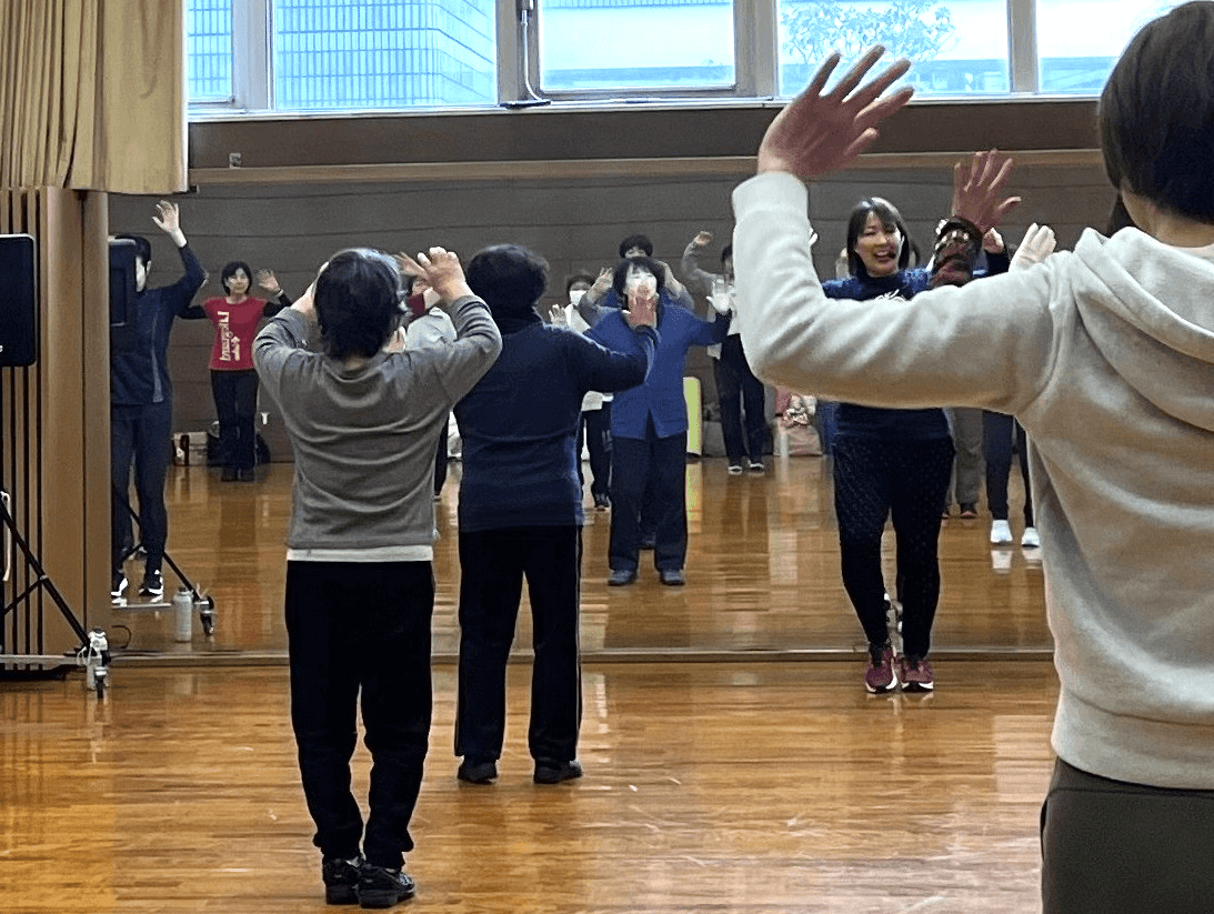 ゆっくりエアロビクス教室